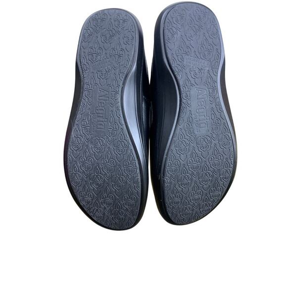 Alegria Danni Jet Black Vegan Leather Clogs EU 36 US 6-6.5 - Picture 6 of 9